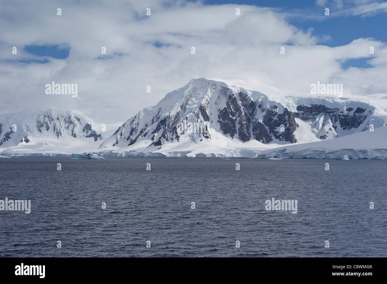 NEUMAYER-KANAL, ANTARKTIS Stockfoto