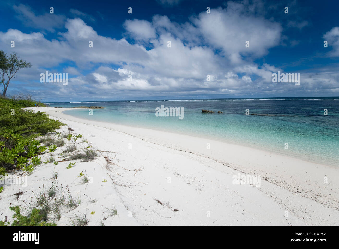 Denis private Island, Seychellen Stockfoto