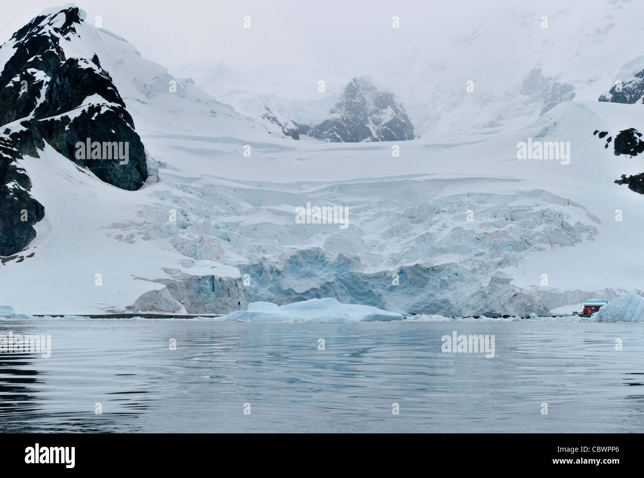 SKONTORP COVE, PARADISE HARBOUR, ANTARKTIS Stockfoto