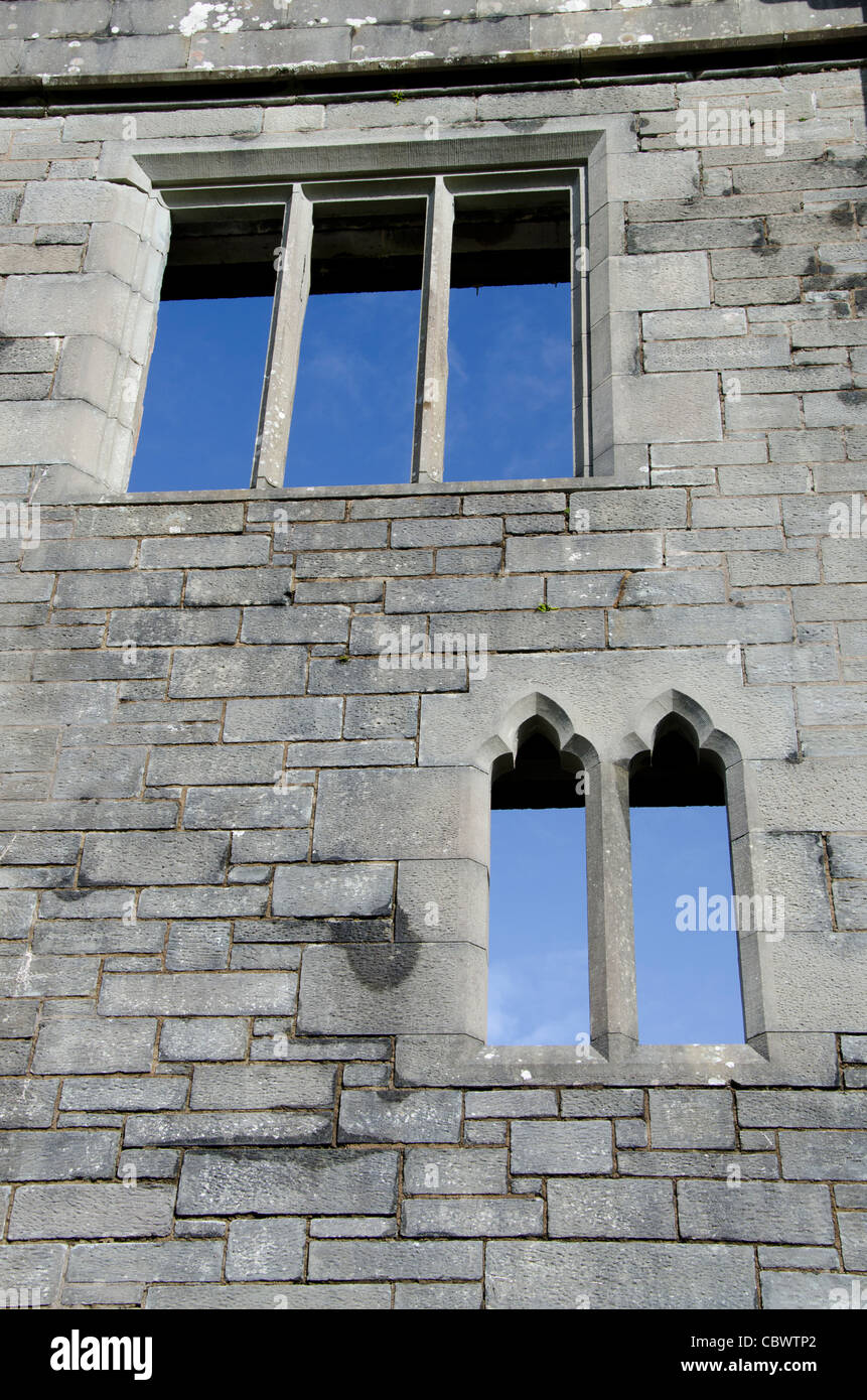 Schottland, Innere Hebriden, Isle of Skye, Armadale Castle and Gardens, Ruinen der Clan donald Haus (MCDONALDS). Stockfoto