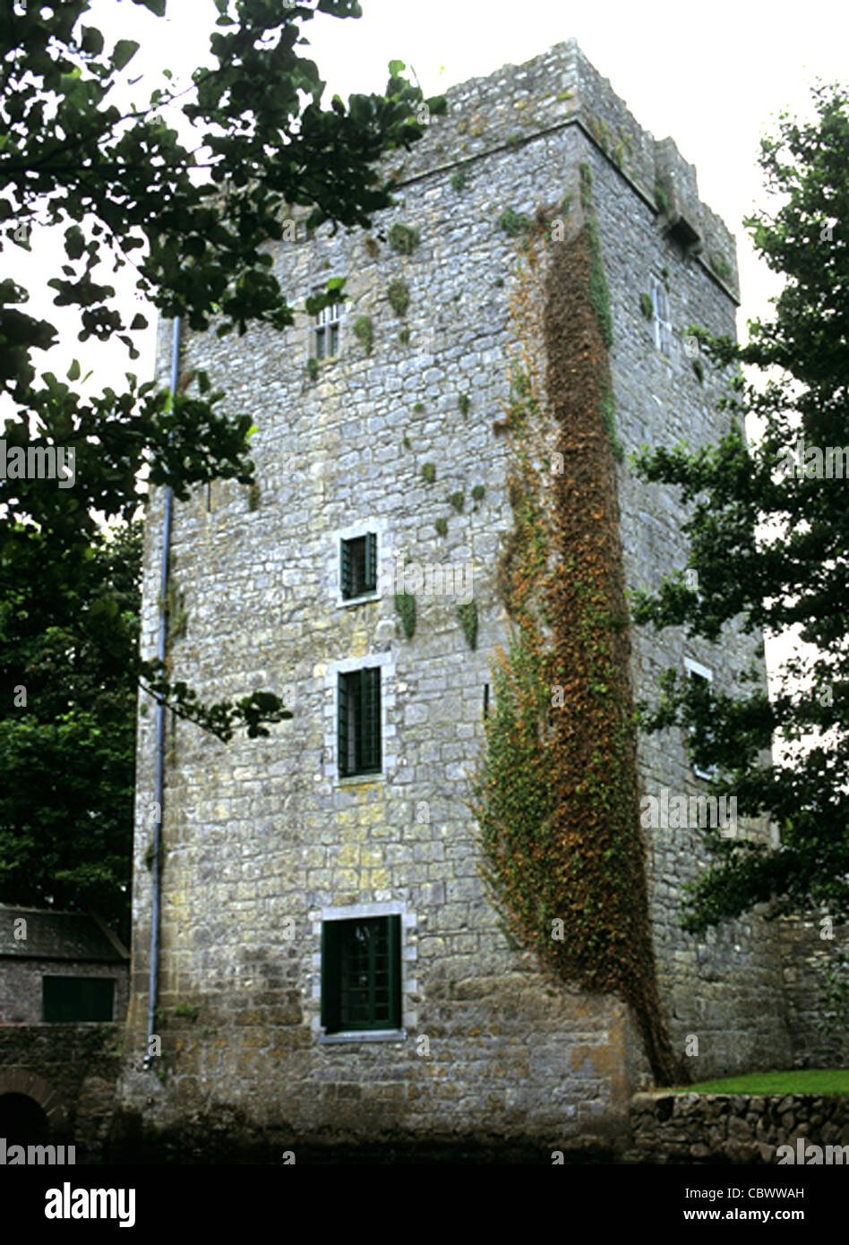 Thoor Ballyle - A Turm restauriert und lebte in Dichter W.B Yates-Co Galway Irland Stockfoto