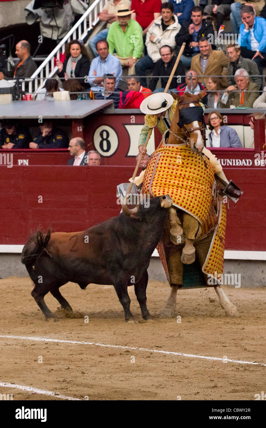 STIERKAMPF-CORRIDA-MADRID-SPANIEN Stockfoto