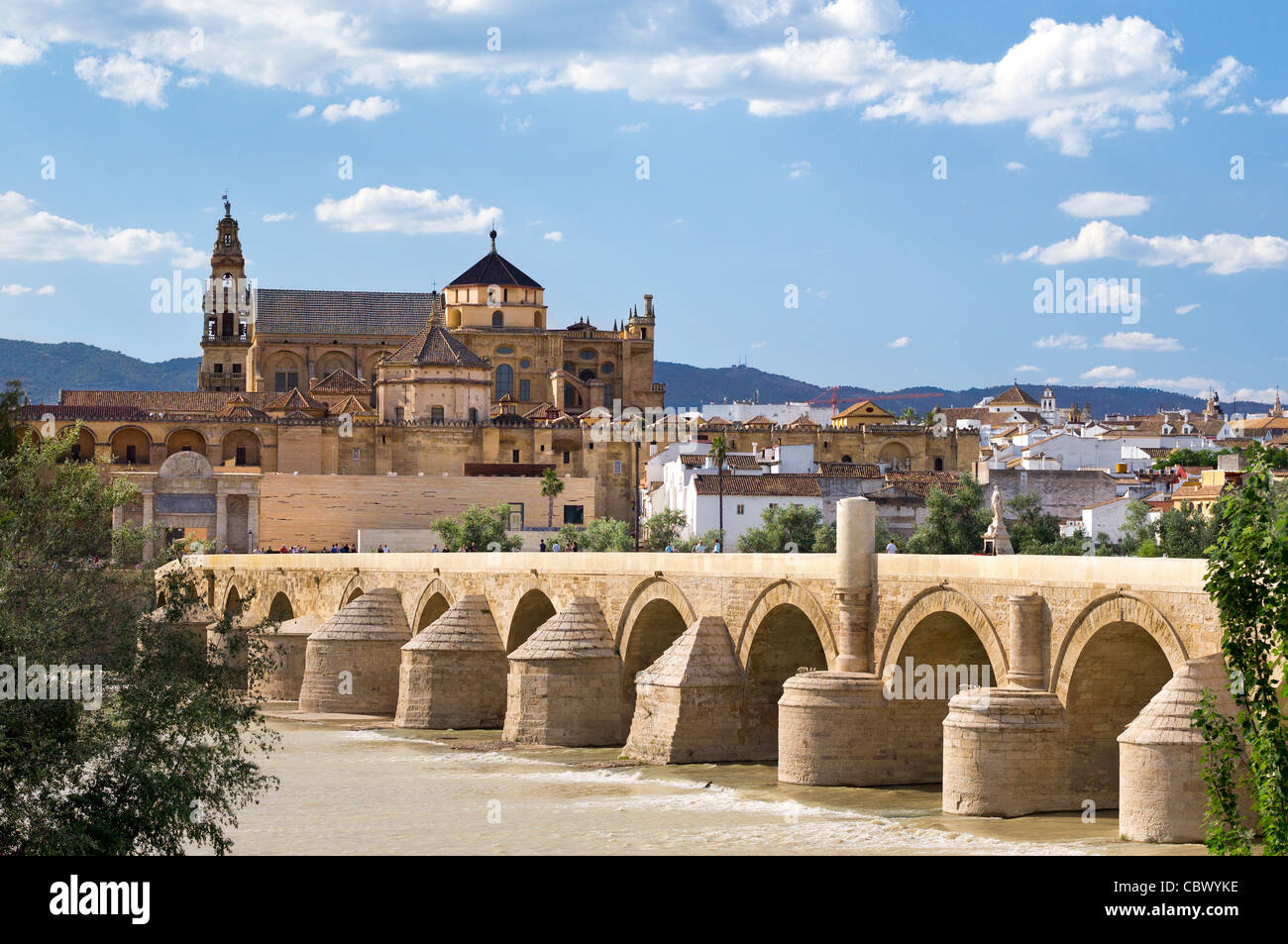 PANORAMA-CORDOBA-ANDALUSIEN-SPANIEN Stockfoto