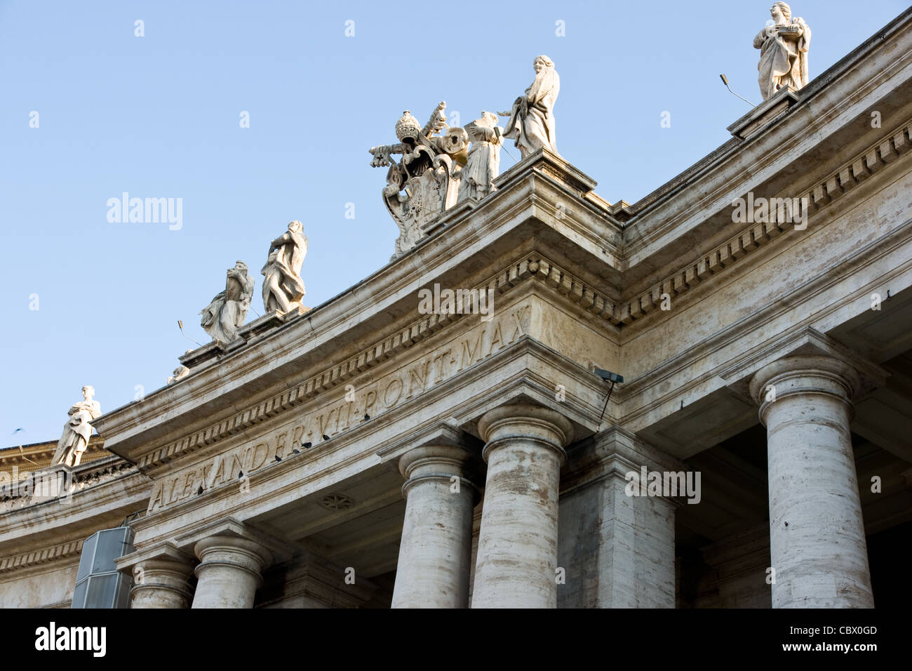 Vatikan, Petersdom in Rom Stockfoto