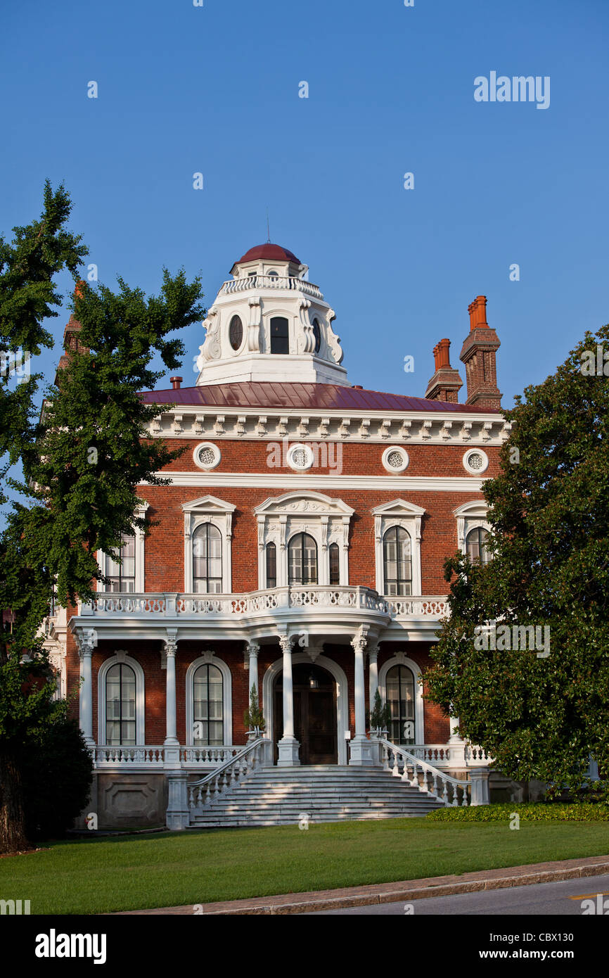 Hay House & Museum in Macon, Georgia. Bekannt als die Johnston-Felton-Hay House ein National Historic Landmark ist und ab 1855 gebaut Stockfoto