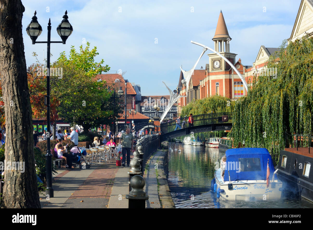 Am Ufer südlich in Lincoln City Center Stockfoto