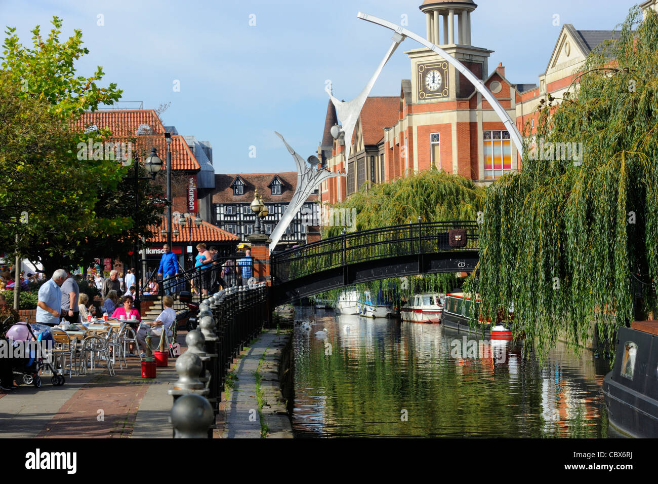 Am Ufer südlich in Lincoln City Center Stockfoto