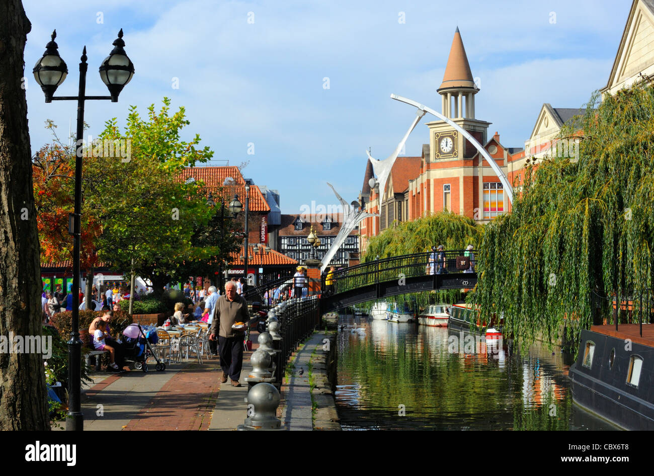 Am Ufer südlich in Lincoln City Center Stockfoto