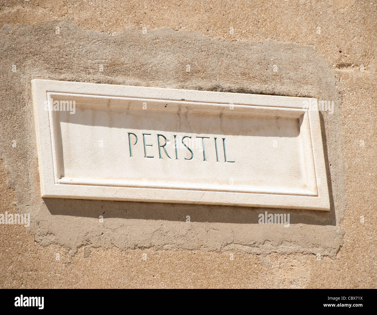 Peristil in Split, Kroatien Stockfoto