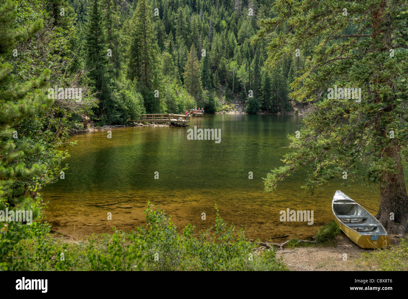 Sommer am See Stockfoto