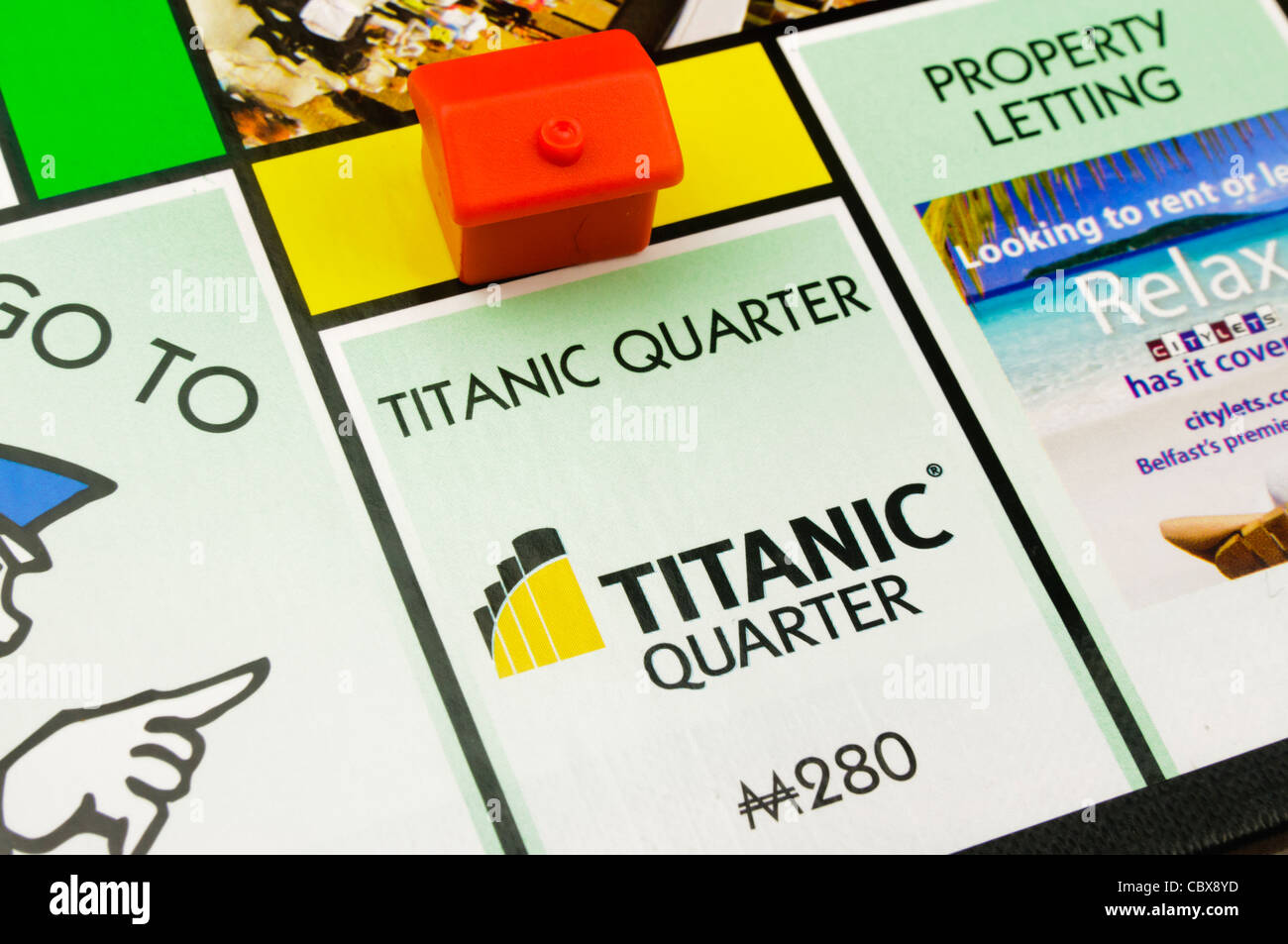 Belfast-Monopol: Bau eines Hotels auf Titanic Quarter Stockfoto