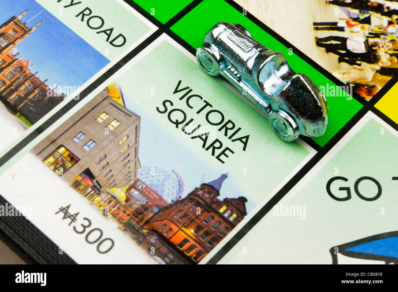 Belfast Monopol: Besuch Victoria Square Stockfoto