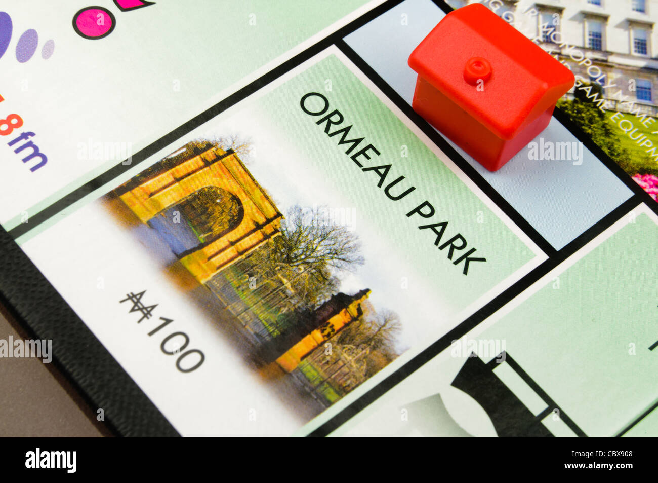Belfast-Monopol: Bau eines Hotels auf Ormeau Park Stockfoto