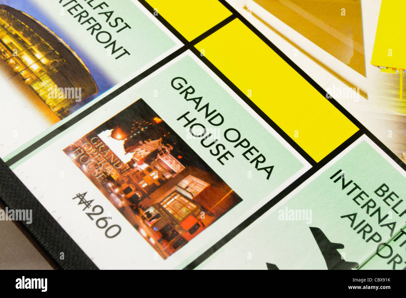 Belfast Monopol: Grand Opera House Stockfoto