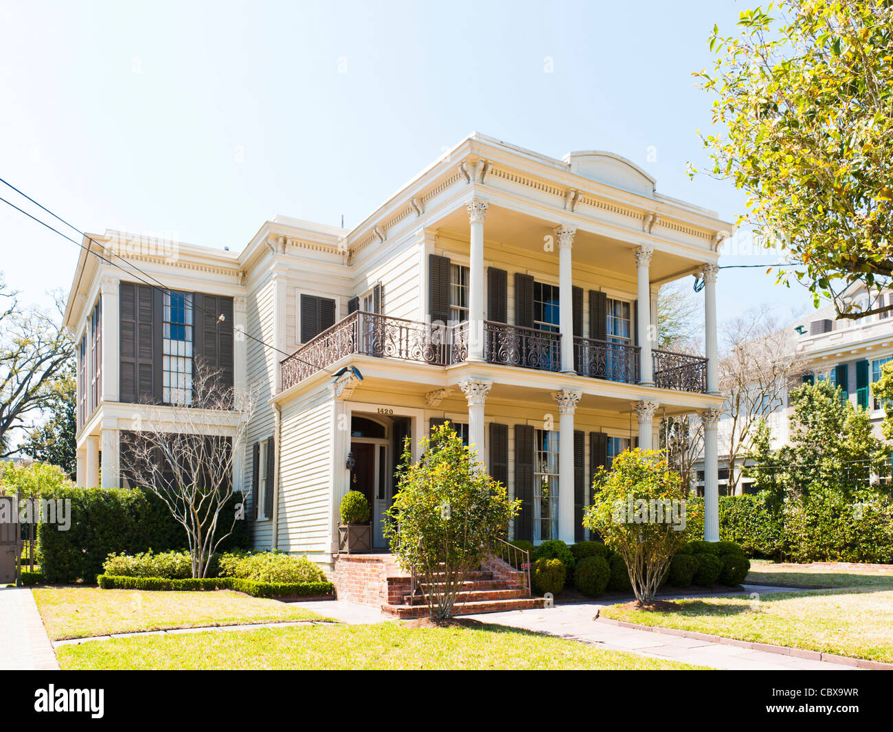 Archie Manning House, New Orleans Stockfoto