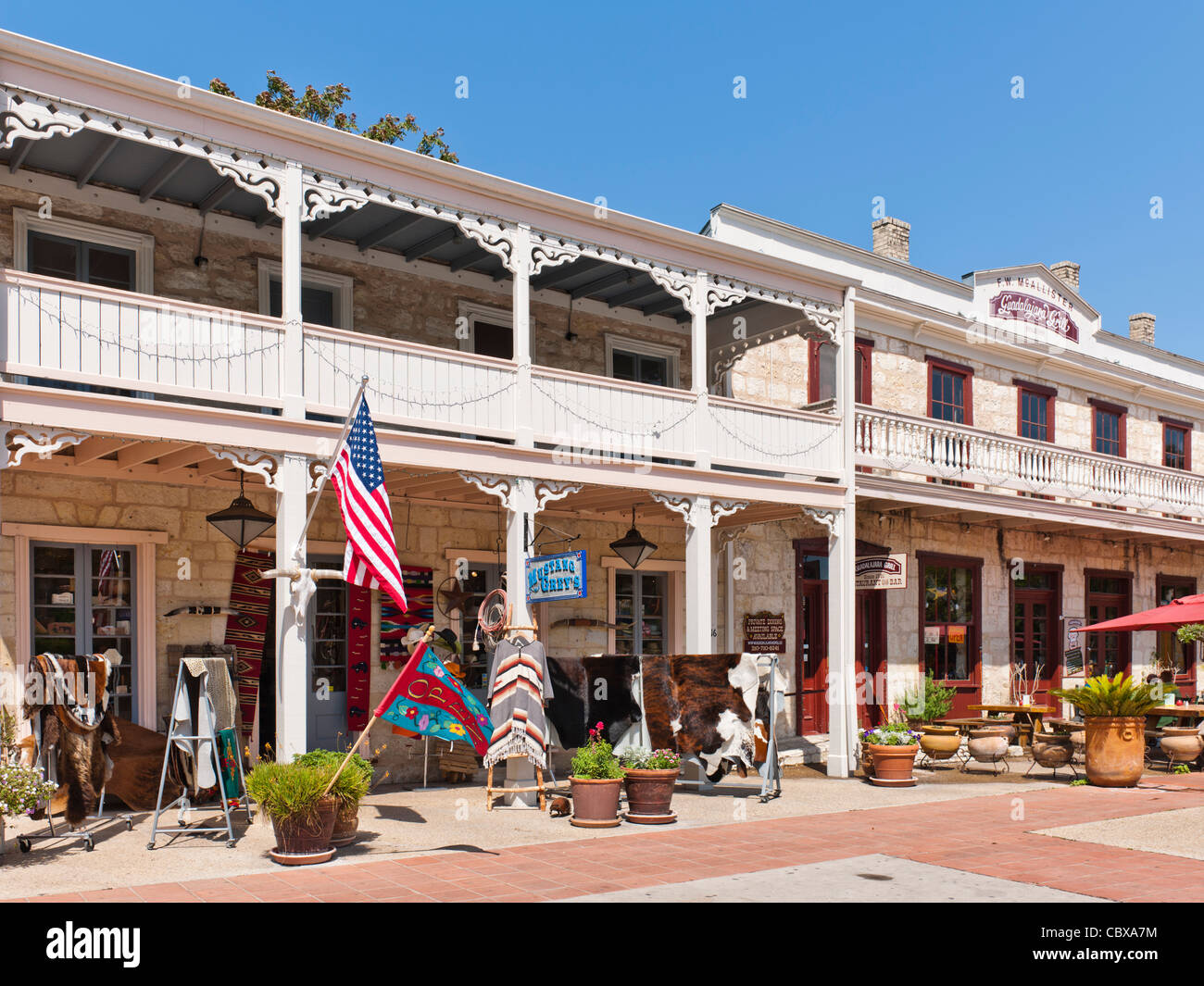 Kunsthandwerk Shop, La Villita, San Antonio Stockfoto