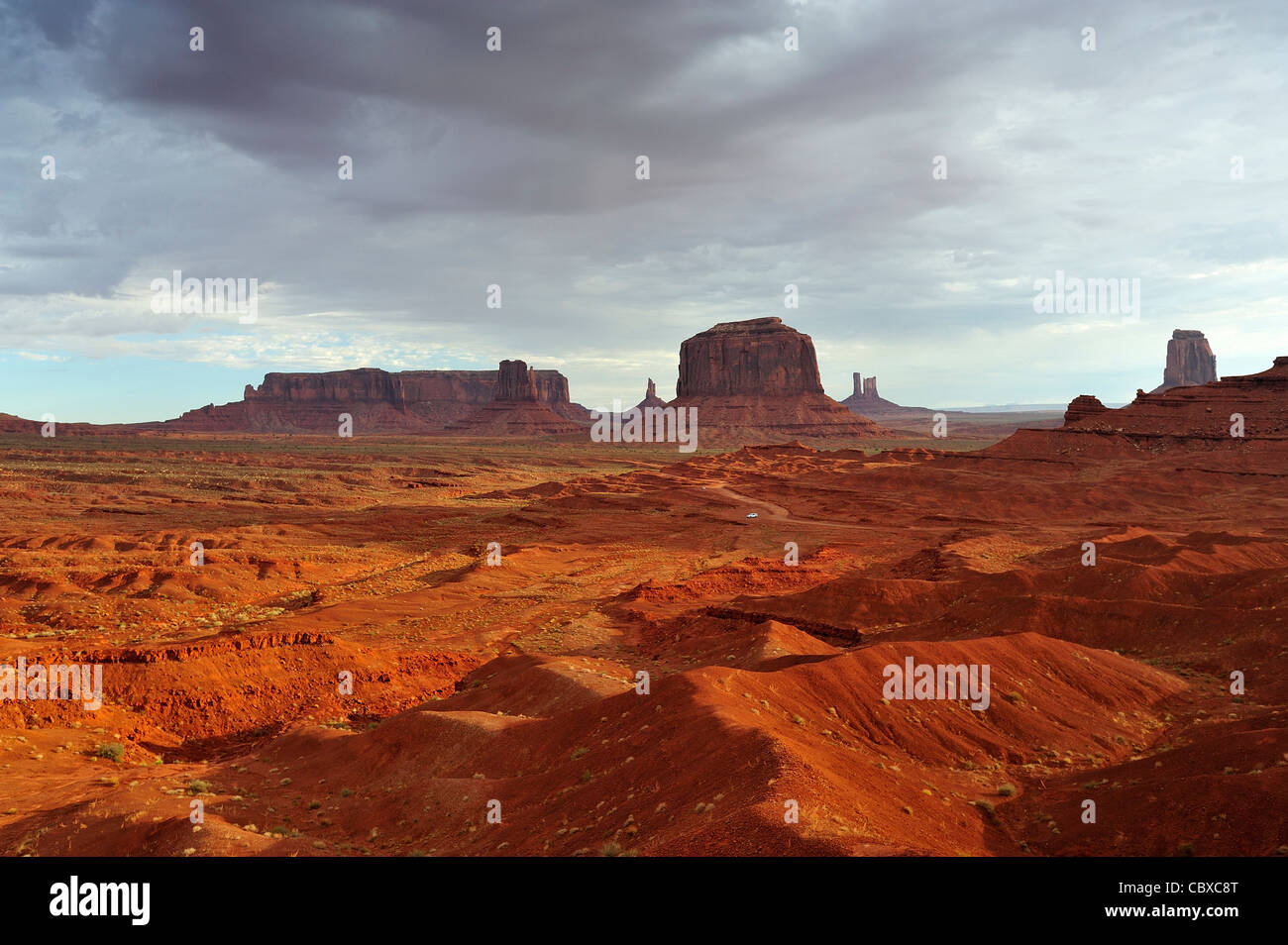 Monument Valley-Blick vom John Ford point Stockfoto