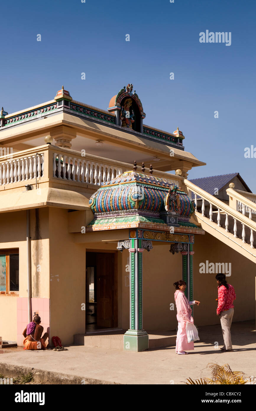 Indien, Manipur, Imphal, Krishna-Bewusstsein-Zentrum, Tempel Stockfoto