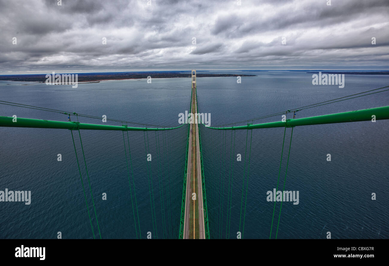 Mackinac Brücke Stockfoto