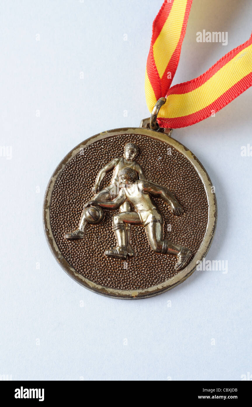 Basketball-Medaille von 70' s Stockfoto