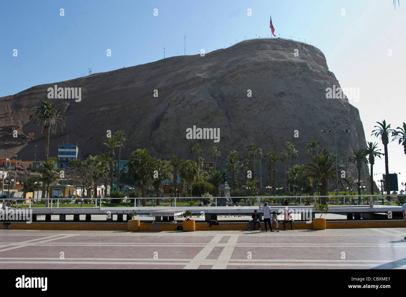 Chile. Der Morro von Arica. Stockfoto