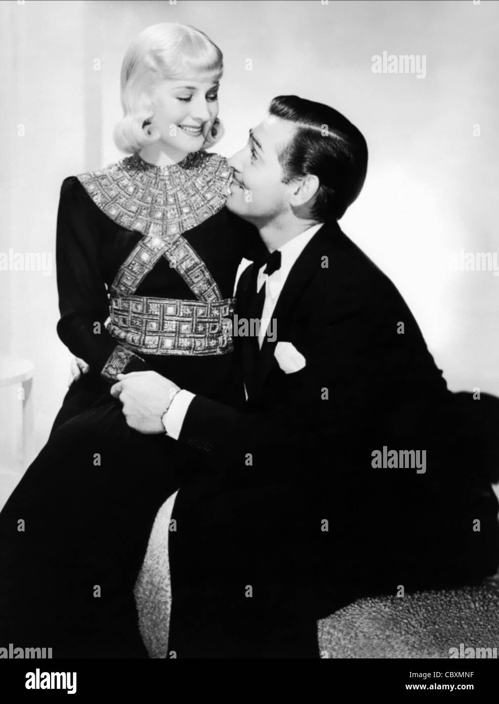 William Clark Gable (1. Februar 1901 – 16. November 1960) US-amerikanischer Schauspieler - Idioten Freude mit Norma Shearer Stockfoto