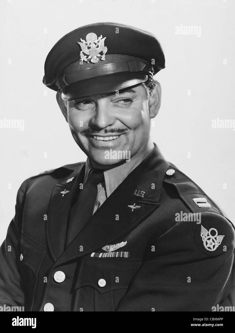William Clark Gable (1. Februar 1901 – 16. November 1960) US-amerikanischer Schauspieler - Befehl Entscheidung Stockfoto