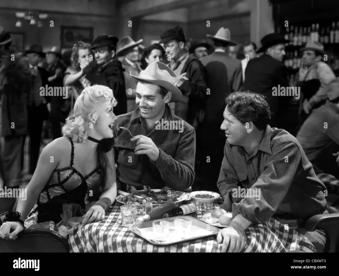 William Clark Gable (1. Februar 1901 – 16. November 1960) US-amerikanischer Schauspieler - Boom-Town mit Heddy Lamarr Stockfoto