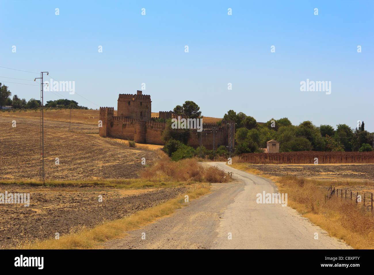 Spanisch-Burg (Castillo de Las Aguzaderas) Stockfoto