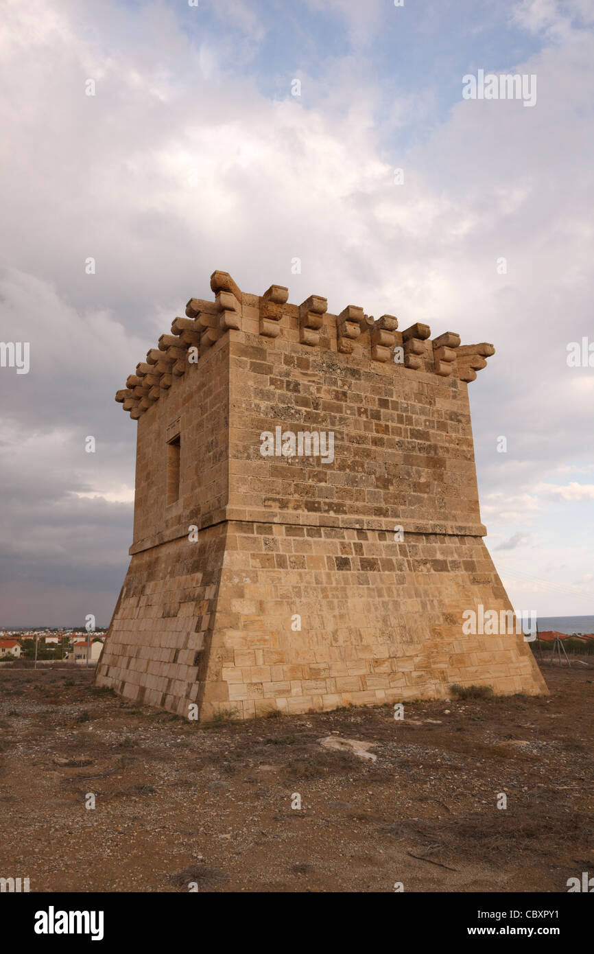 Venezianische Wachturm am Kiti, Zypern Stockfoto