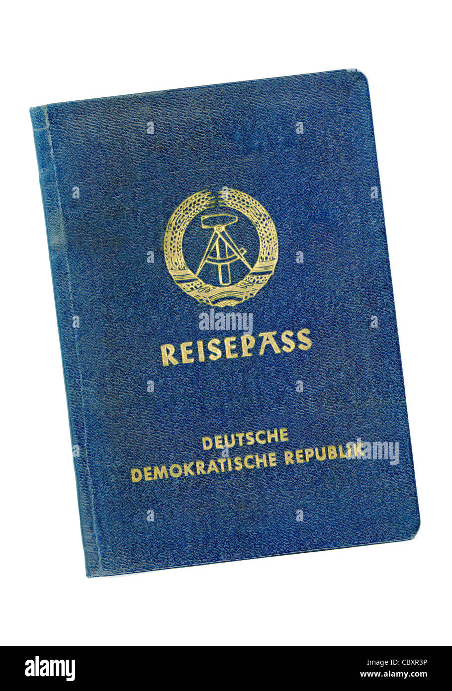 Pass der Deutschen Demokratischen Republik DDR. Stockfoto