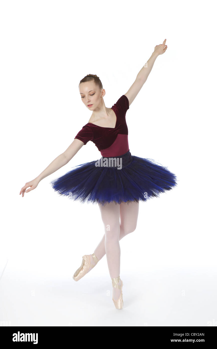 Junge weibliche ballerina Stockfoto
