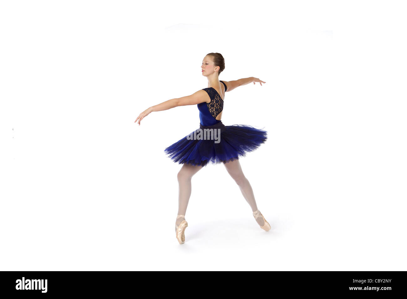 Junge weibliche ballerina Stockfoto