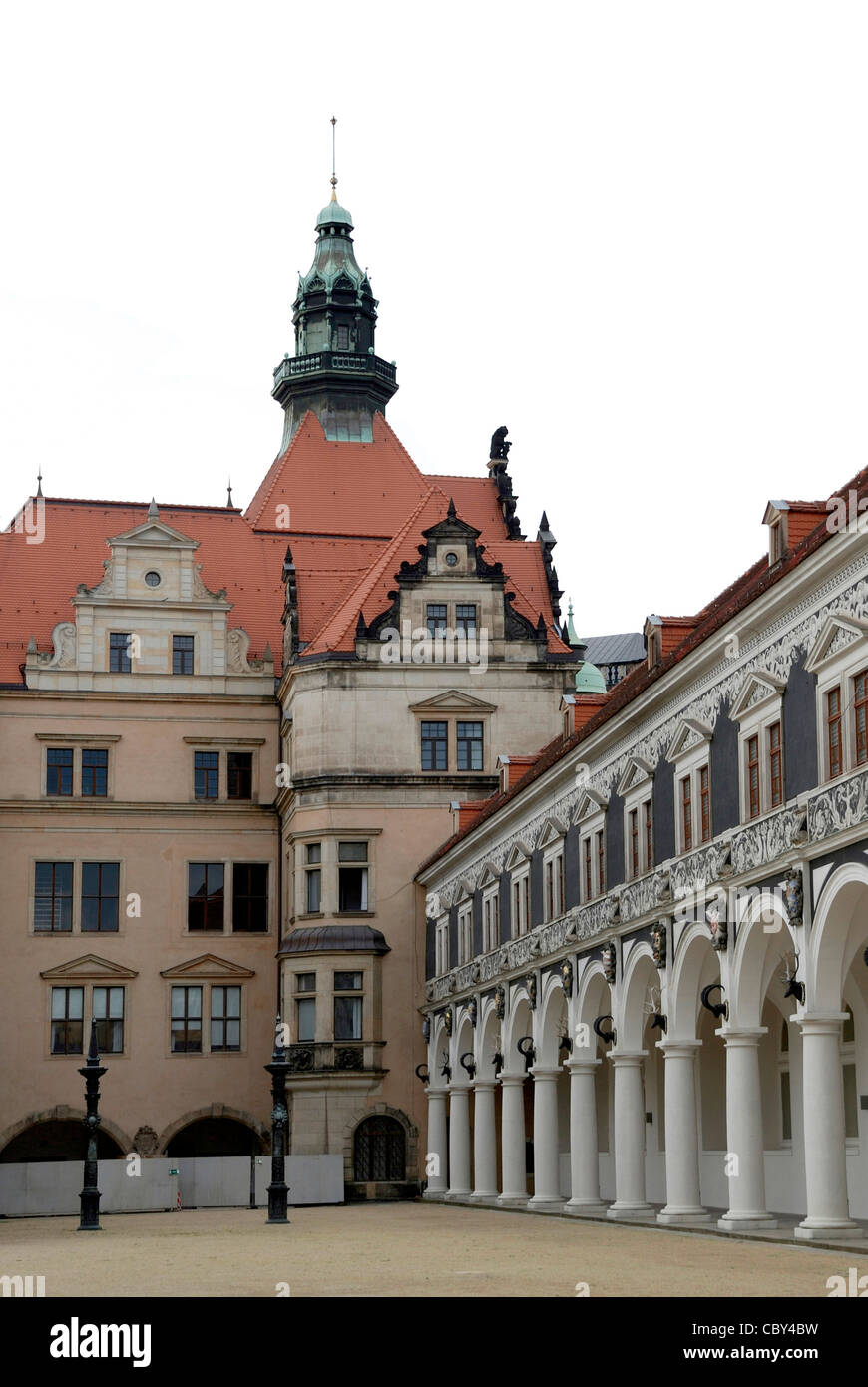 Stabile Wohn Palast des Dresdner Hofes. Stockfoto