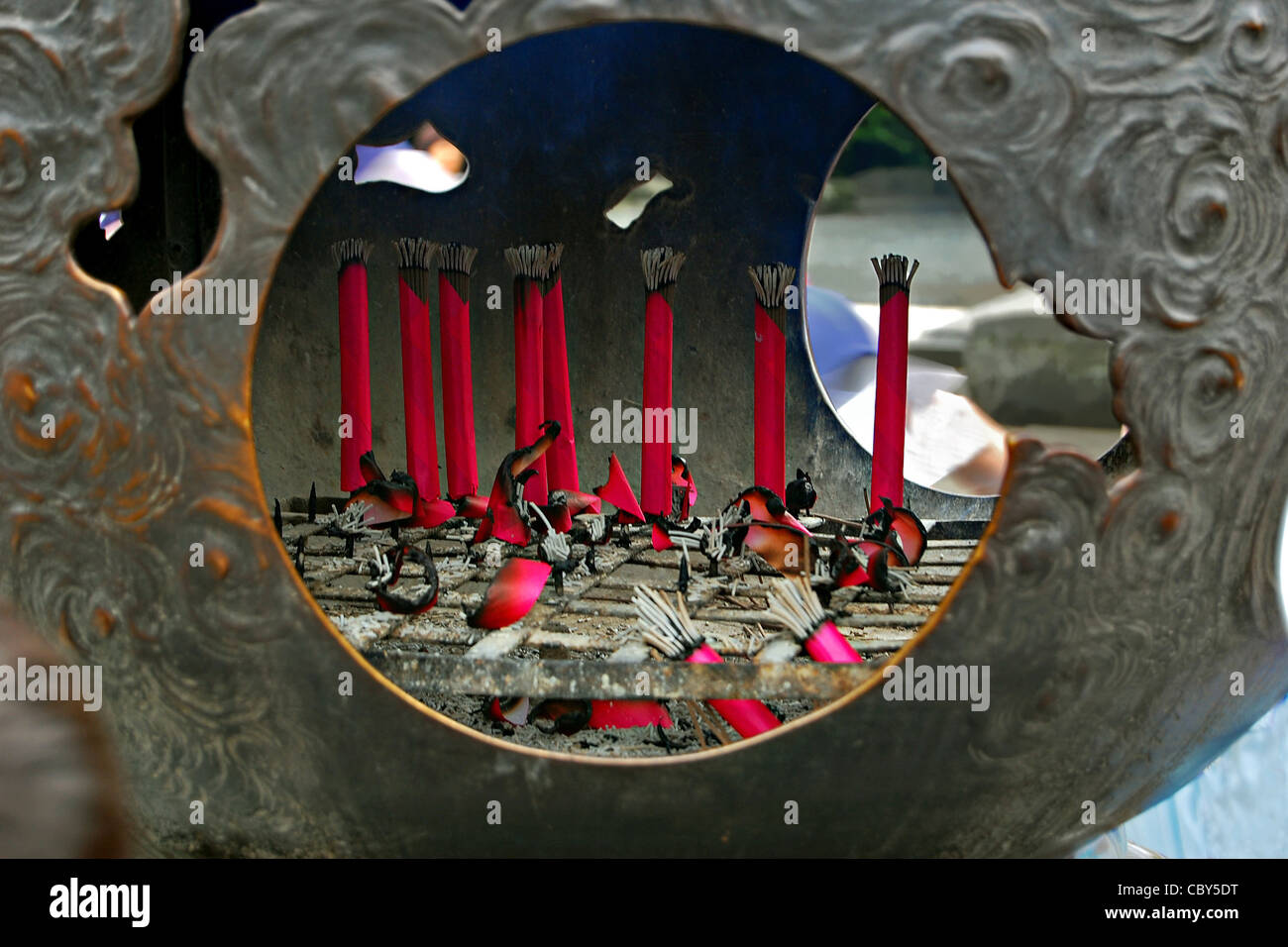 Weihrauch, Kotoku-in Kamakura, Japan Stockfoto