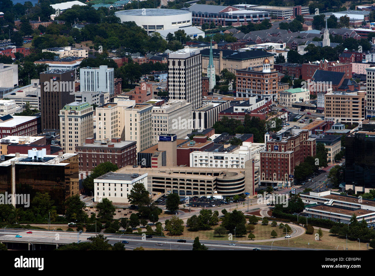 Luftaufnahme Chattanooga, Tennessee Stockfoto