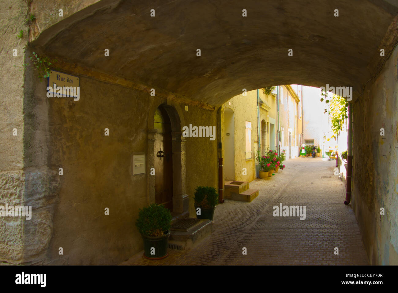 Das Hilltop Village Le Castellet, Var, Frankreich Stockfoto