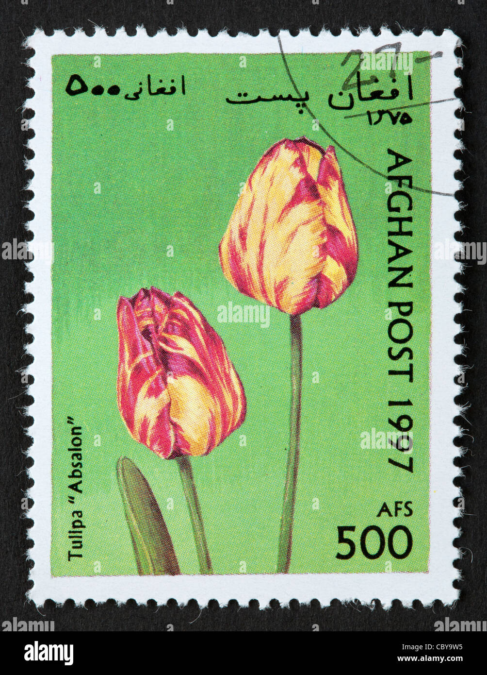 Afghanischen Briefmarke Stockfoto