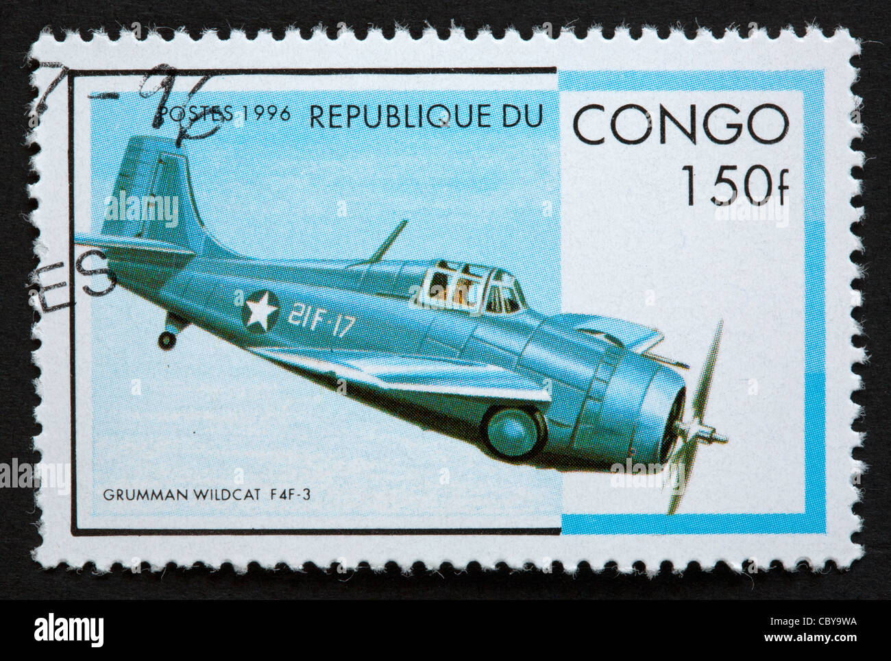 République du Congo-Briefmarke Stockfoto