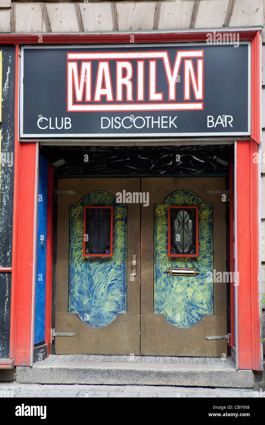 Marilyn Diskothek Disco Bar in Nürnberg roten Kreis, Deutschland Stockfotografie Alamy