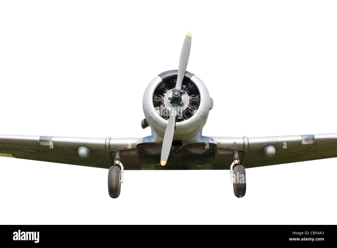 Oldtimer-historische alte Krieg Flugzeuge in einem Hintergrund Stockfoto