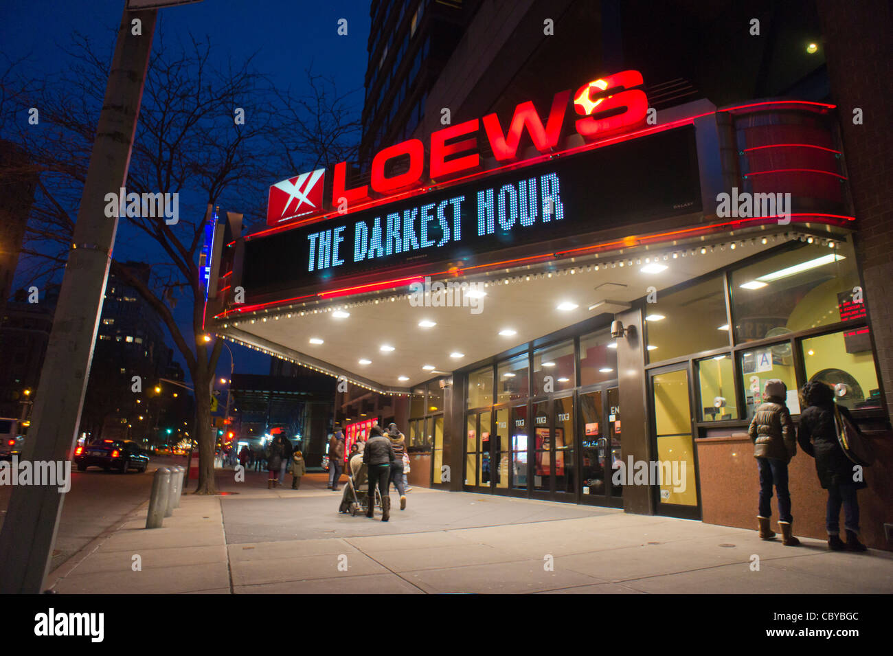 Das AMC Loews Lincoln Square-Kino im Stadtteil Upper West Side von New York Stockfoto