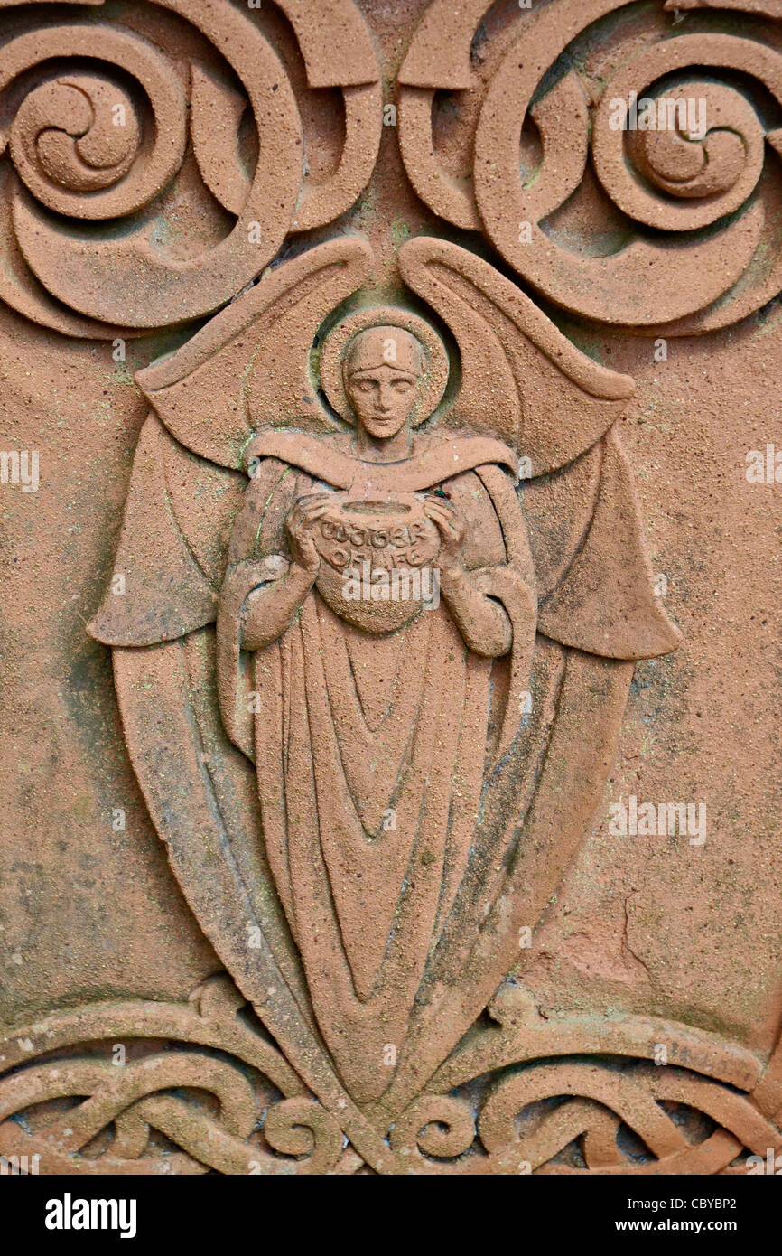 Watt-Kapelle Compton Surrey Kunsthandwerk auch ausführlich Stockfoto