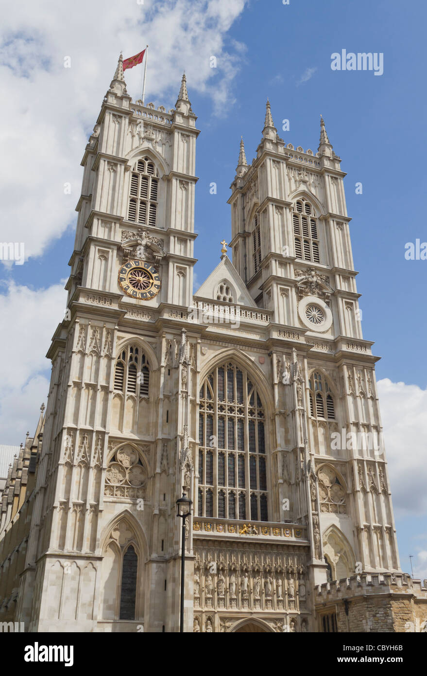 Westminster Abbey in London, Großbritannien Stockfoto