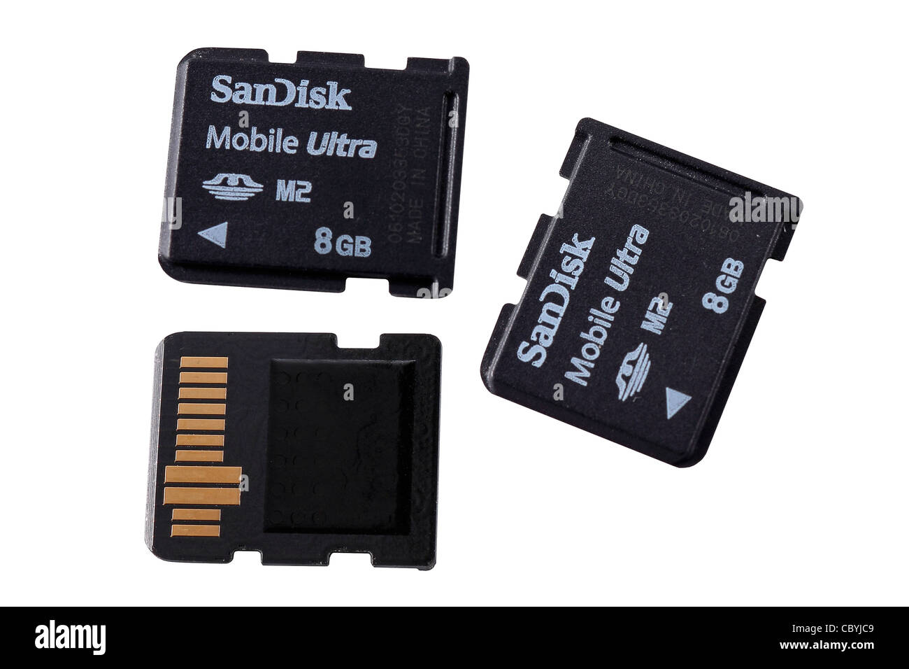 8GB Sandisk Mobile Ultra Memory Stick Micro M2 Stockfoto