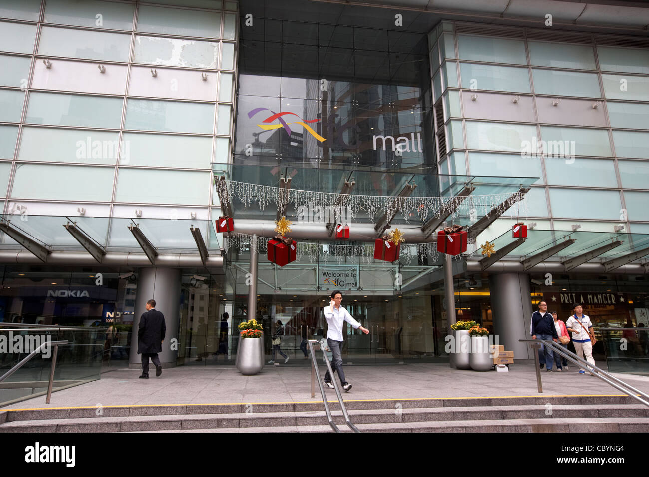 IFC Mall Shopping Center in Hongkong Sonderverwaltungsregion Hongkong China Zentralasien Stockfoto