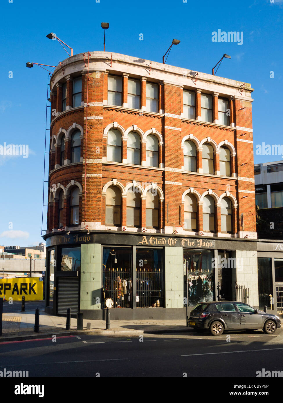 "Ein Kind des Jago' clothing Store bei 10 Great Eastern Street, London, UK. Später geschlossen und in Charing Cross Road umgezogen. Stockfoto