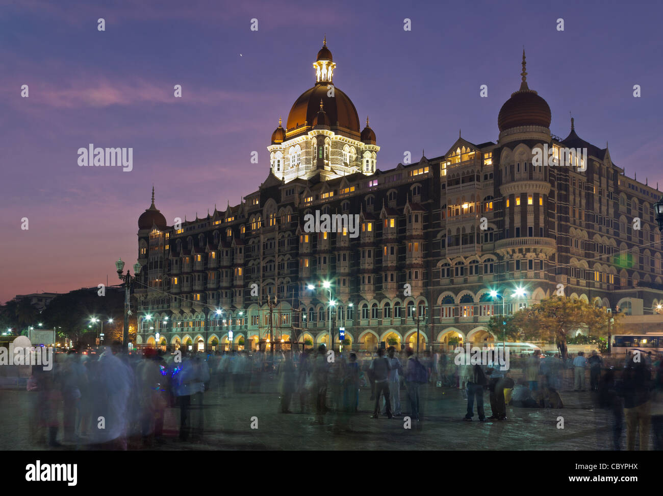 Das Taj Mahal Palace Hotel in Mumbai Bombay Indien Stockfoto