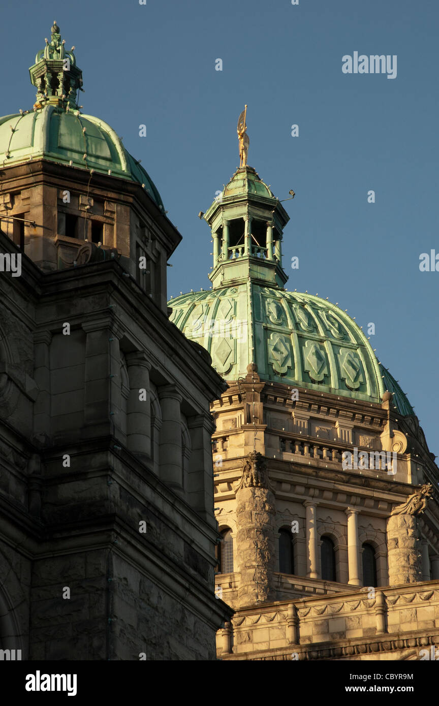 Das Parlamentsgebäude von British Columbia, Victoria, Britisch-Kolumbien, Kanada. Stockfoto