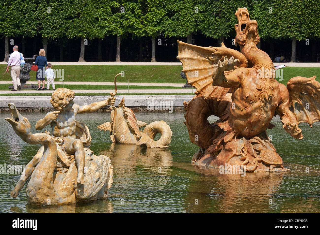 Drachenbrunnen versailles Stockfotos und bilder Kaufen Alamy